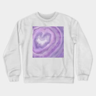 Amethyst Geode Crewneck Sweatshirt